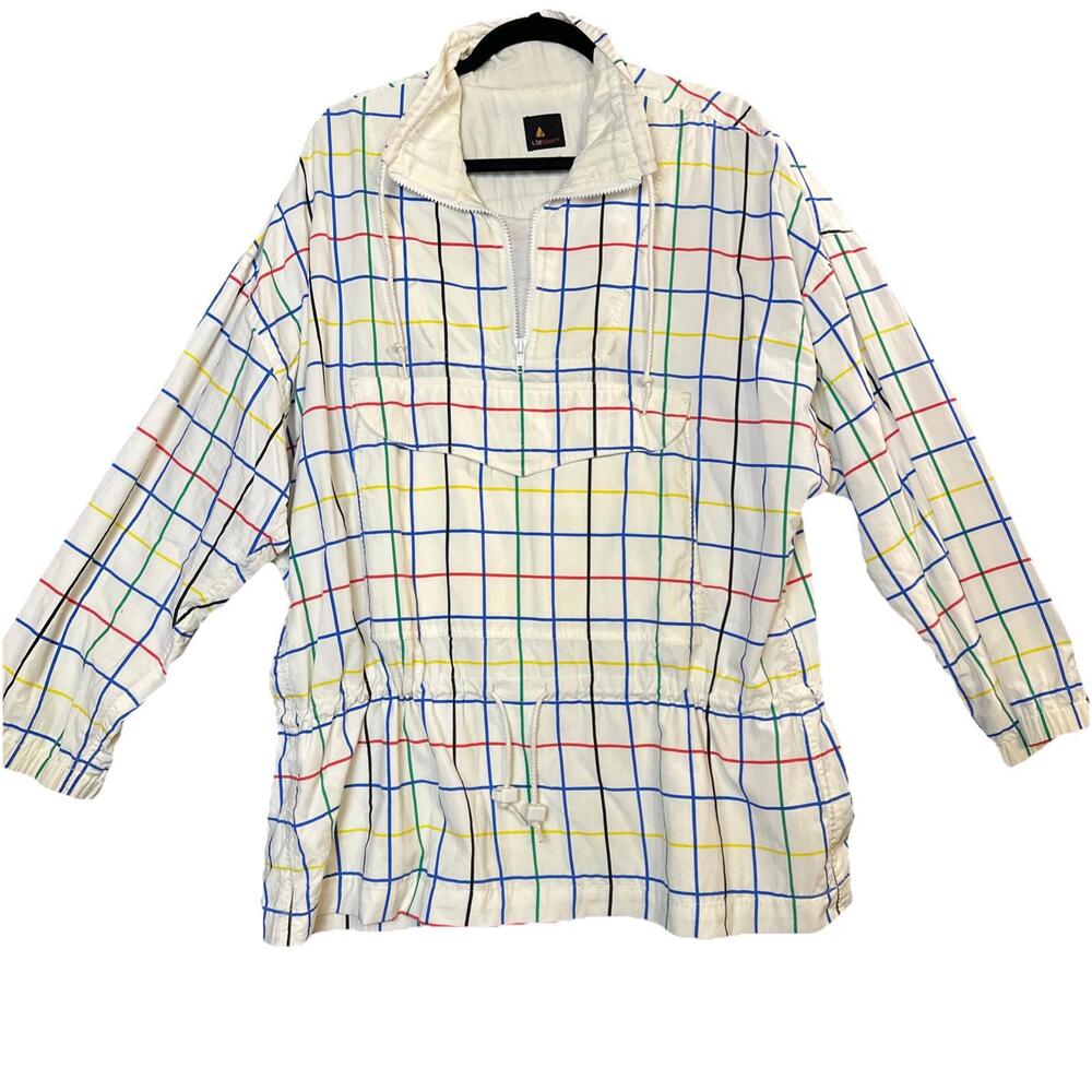 Vintage Liz Claiborne Lizsport Pullover Front Pocket Size Large Jacket Cruise